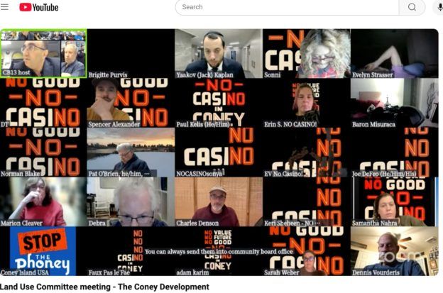 Coney Island casino Community Board